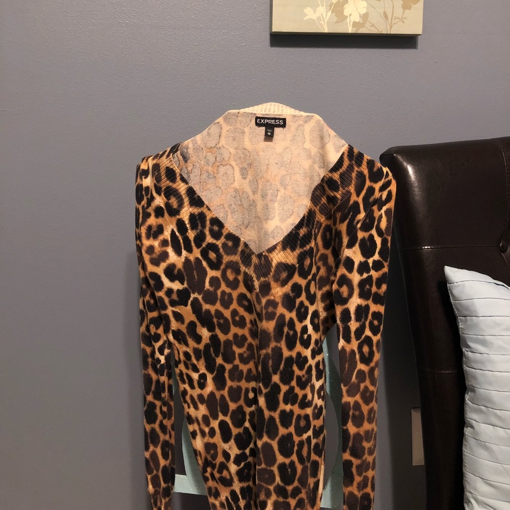 Express Cheetah women’s sweater
